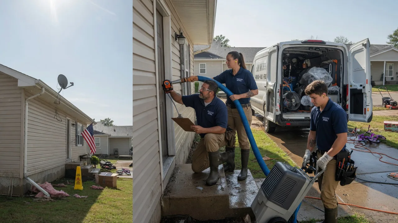 Ceiling Water Damage Restoration in Van Meter, IA near me